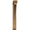 Ekena Millwork Thorton Slat Rough Sawn Bracket w/ Offset Brace, Western Red Cedar, 6"W x 48"D x 48"H BKT0604X48X48THR06RWR - alternate 4